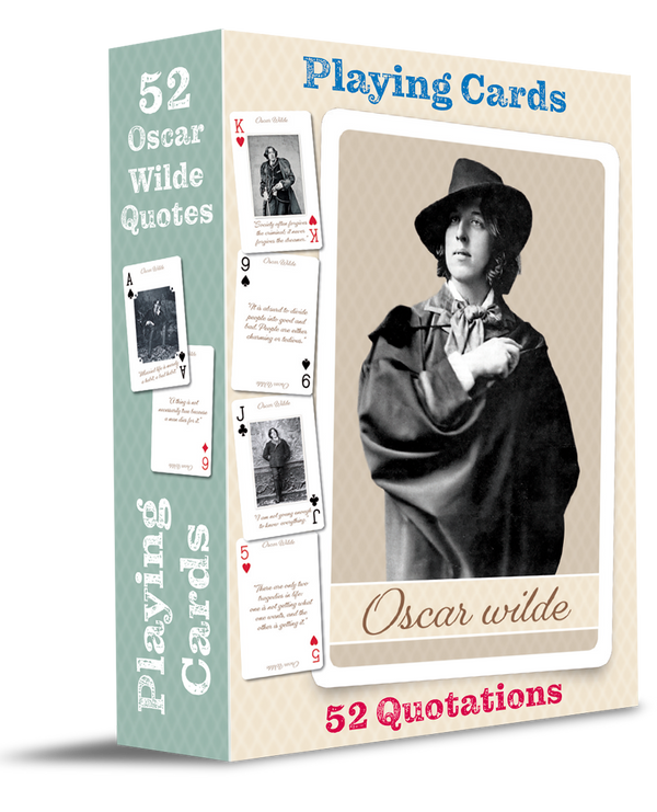 Oscar Wilde Quotations Playing Cards - 52 Quotes from the great man